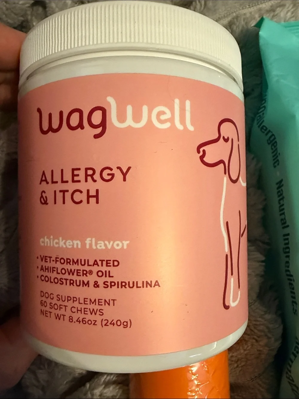 Daily Cleansing Wipes & Allergy Care Set - Pink & Teal